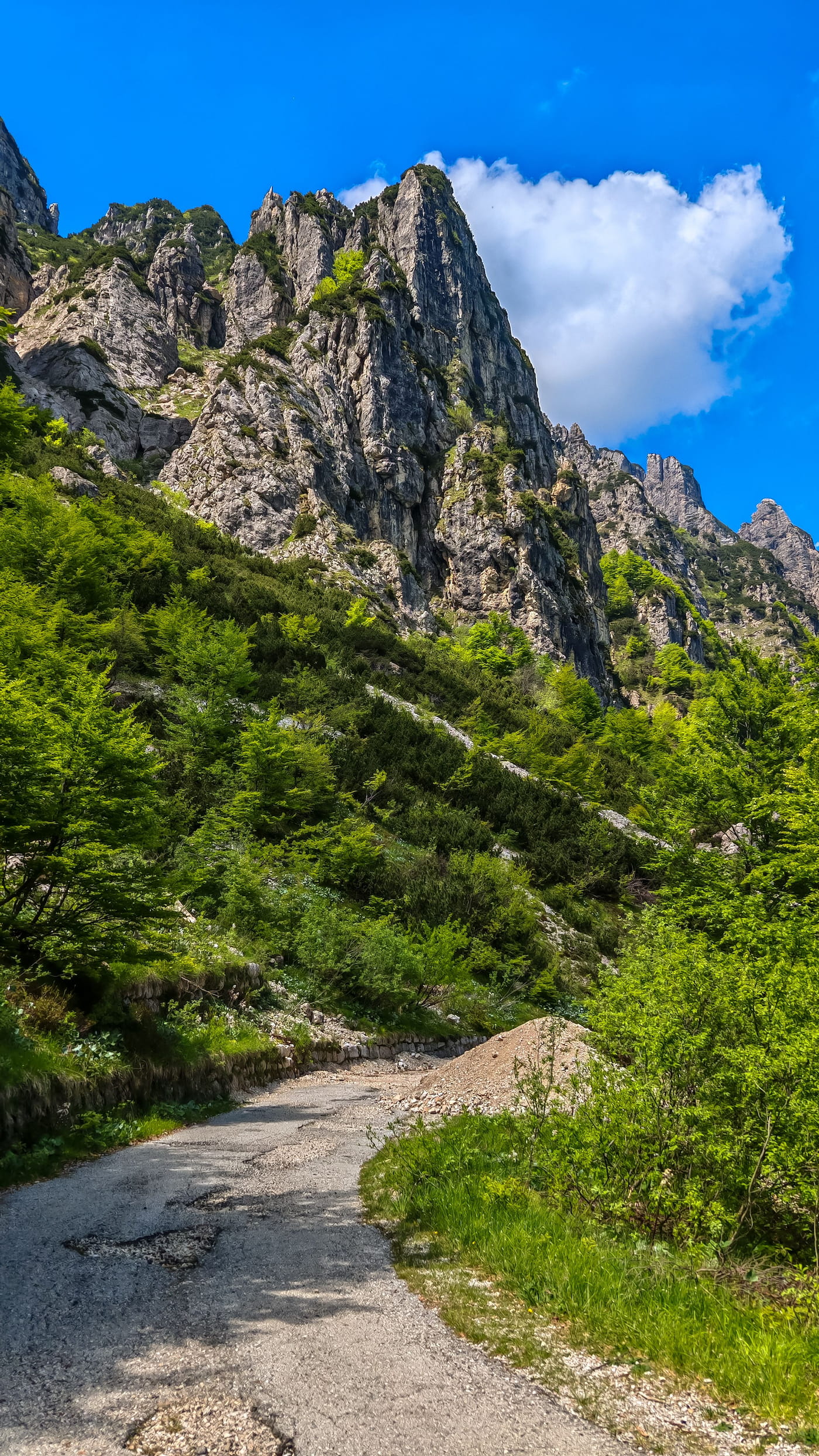 Mountain landscape in Paklenica National Park