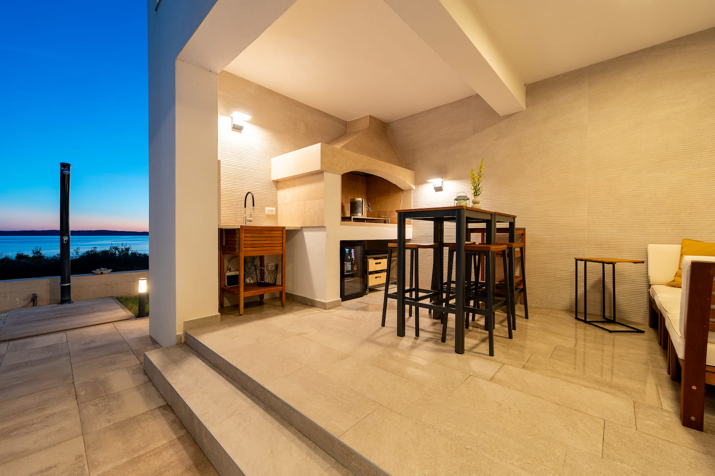 Barbecue area at Vila Vanda