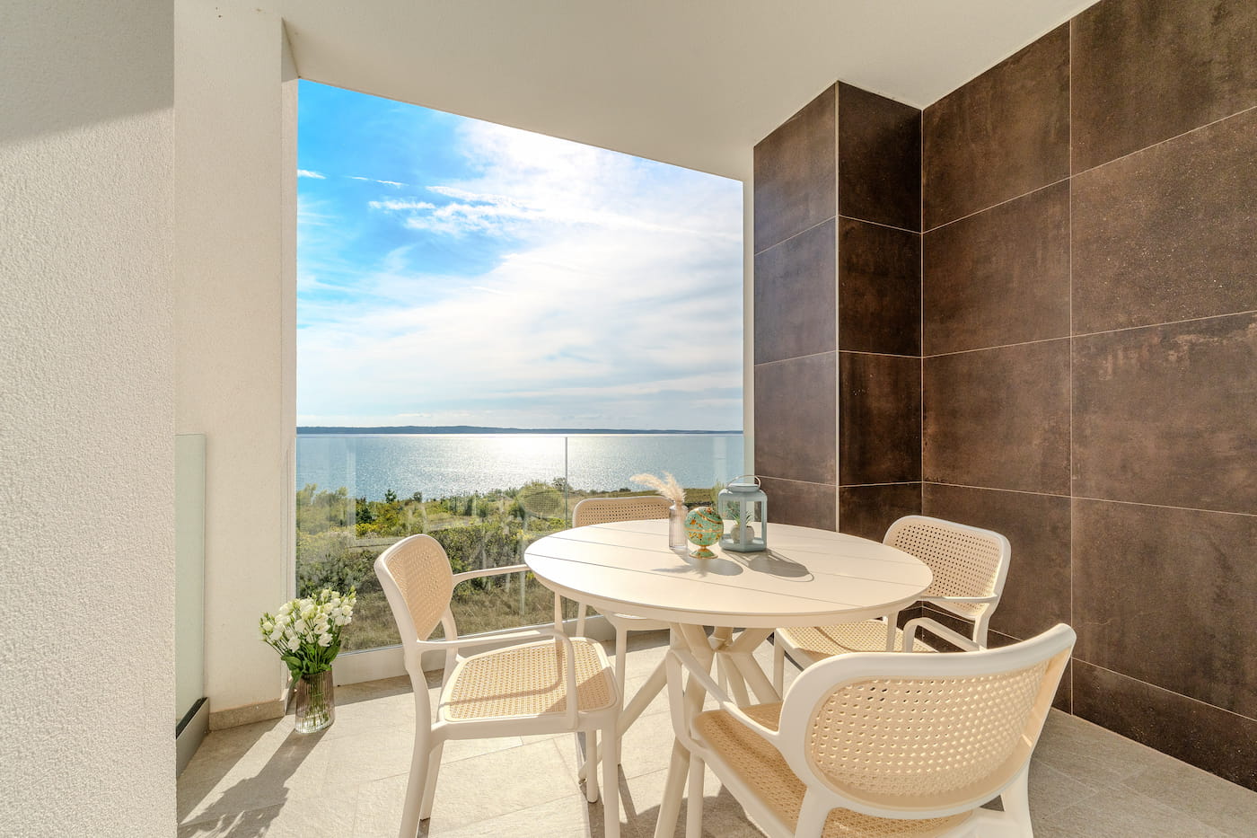 Apartment Nina balcony with sea view