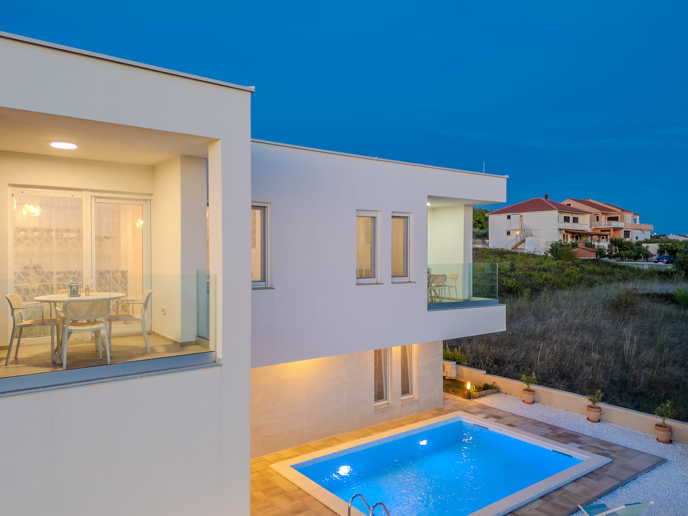 Vila Vanda exterior and swimming pool