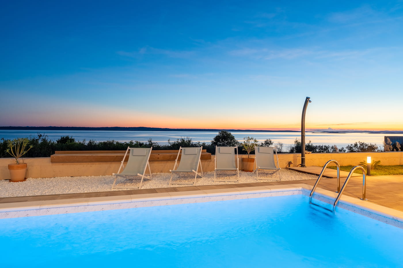 Outdoor swimming pool