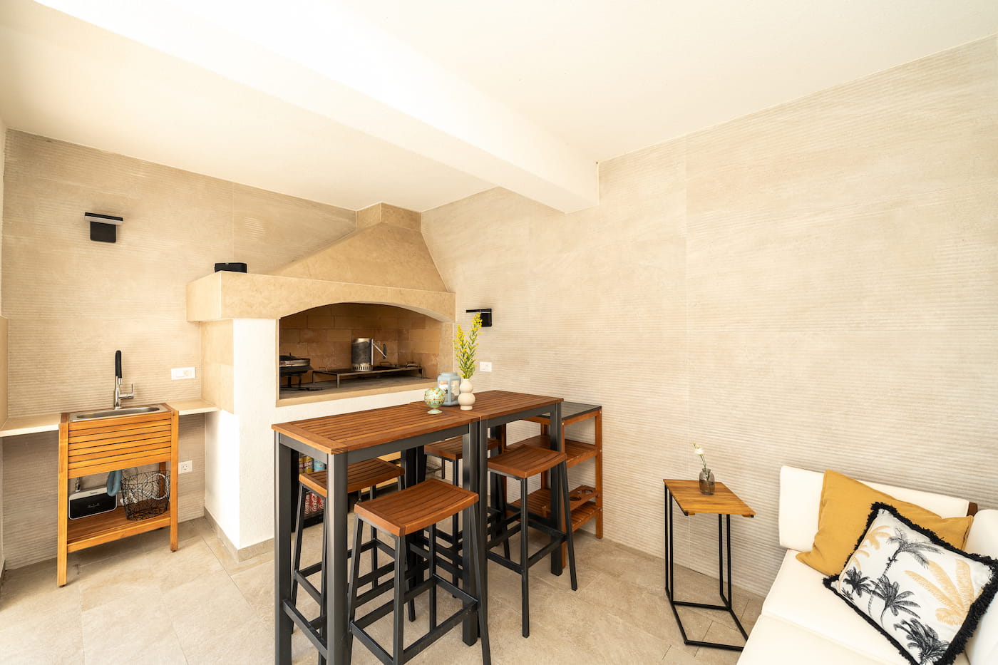 Apartment Vanda barbecue area