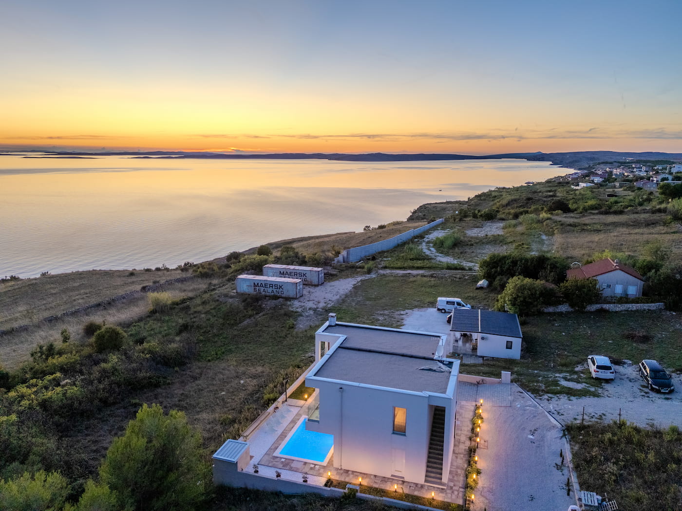 Coastal view from Vila Vanda