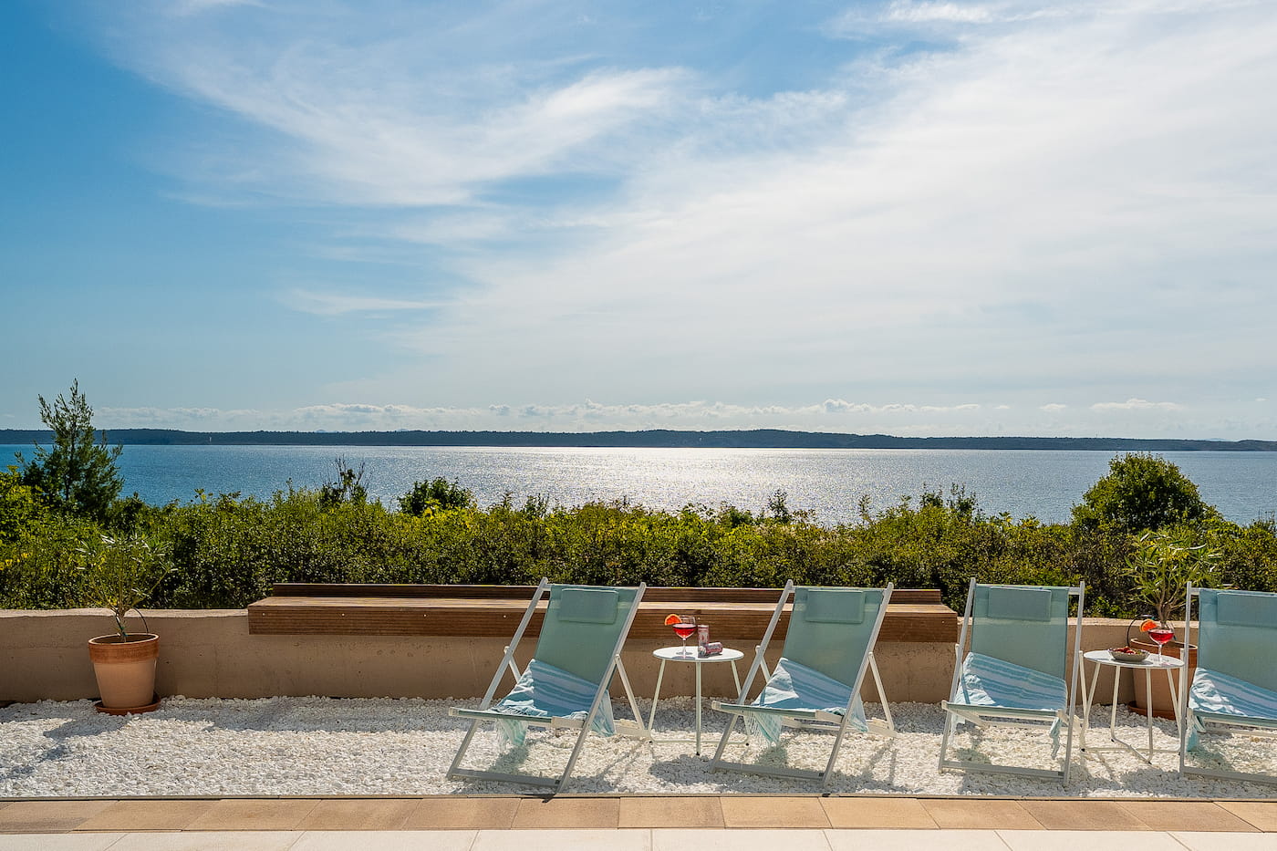 Pool view from Vila Vanda