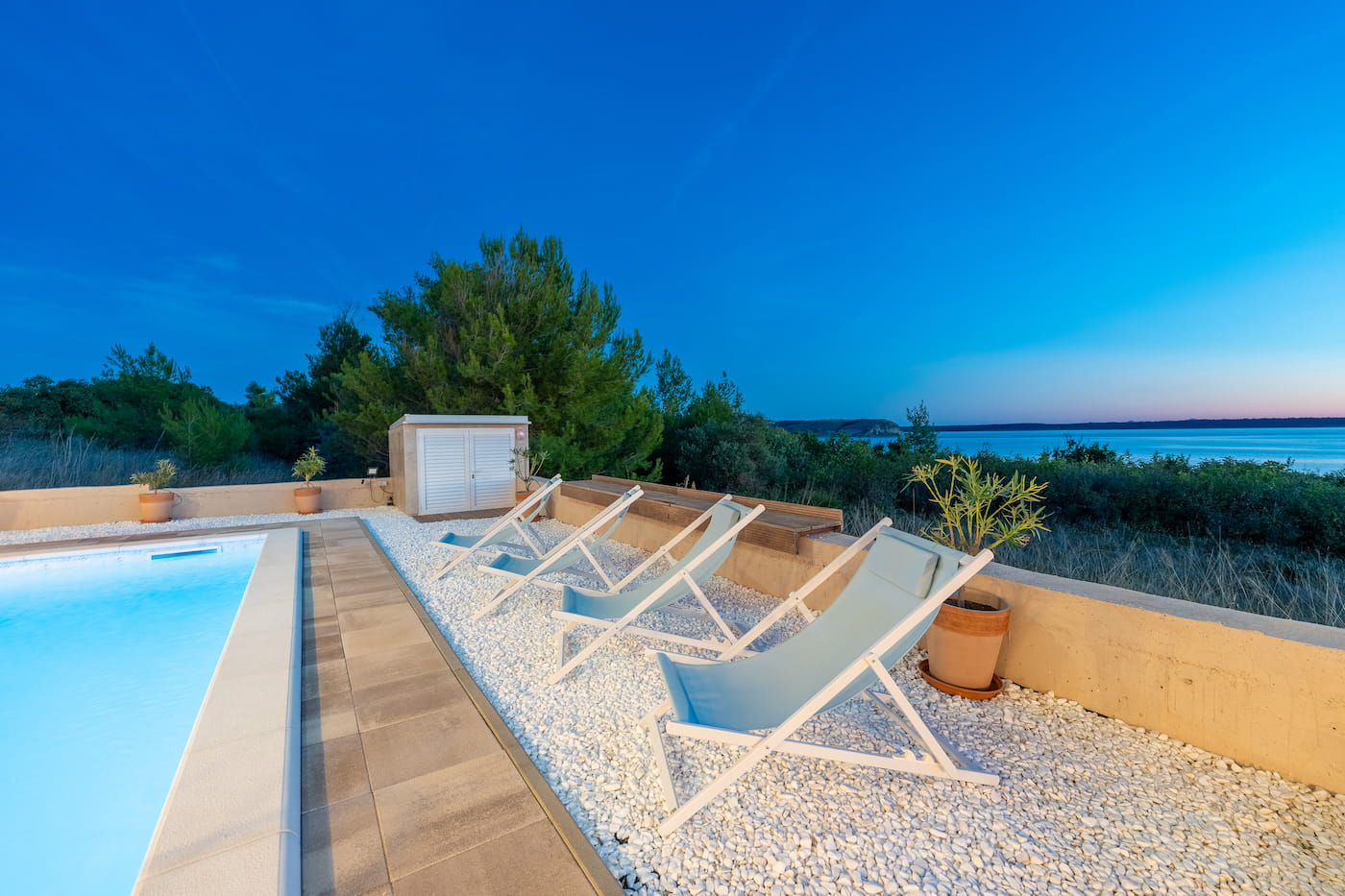 Dawn view from Vila Vanda